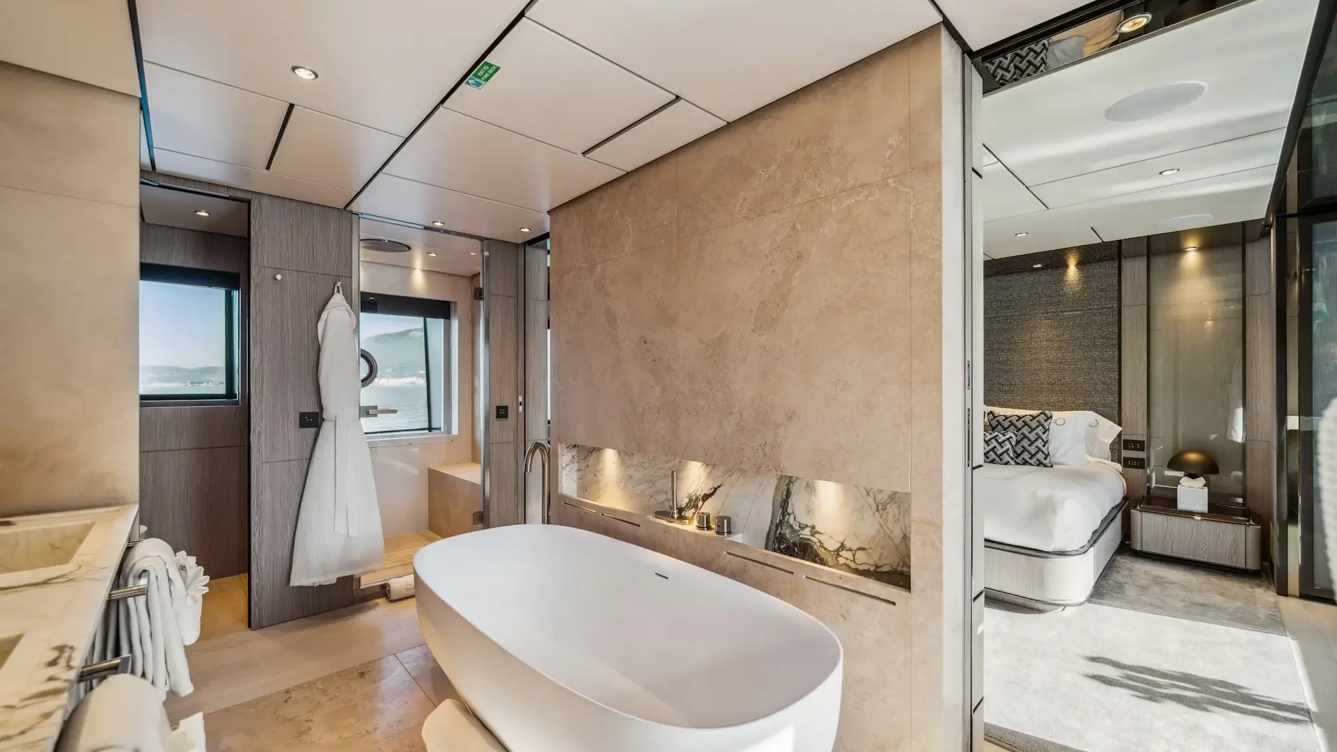 Luxury Yacht Fifi - master-bath-1